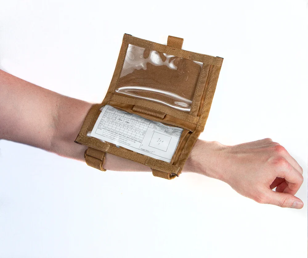 Tactical QB Sleeve-Arm DOPE Card Holder - Image 3